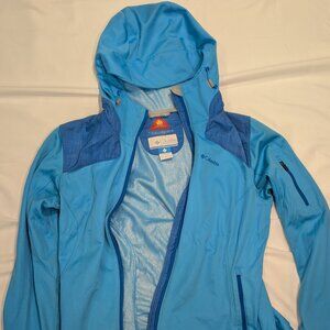 Columbia omnishield/omniheat medium raincoat, medium, womens
